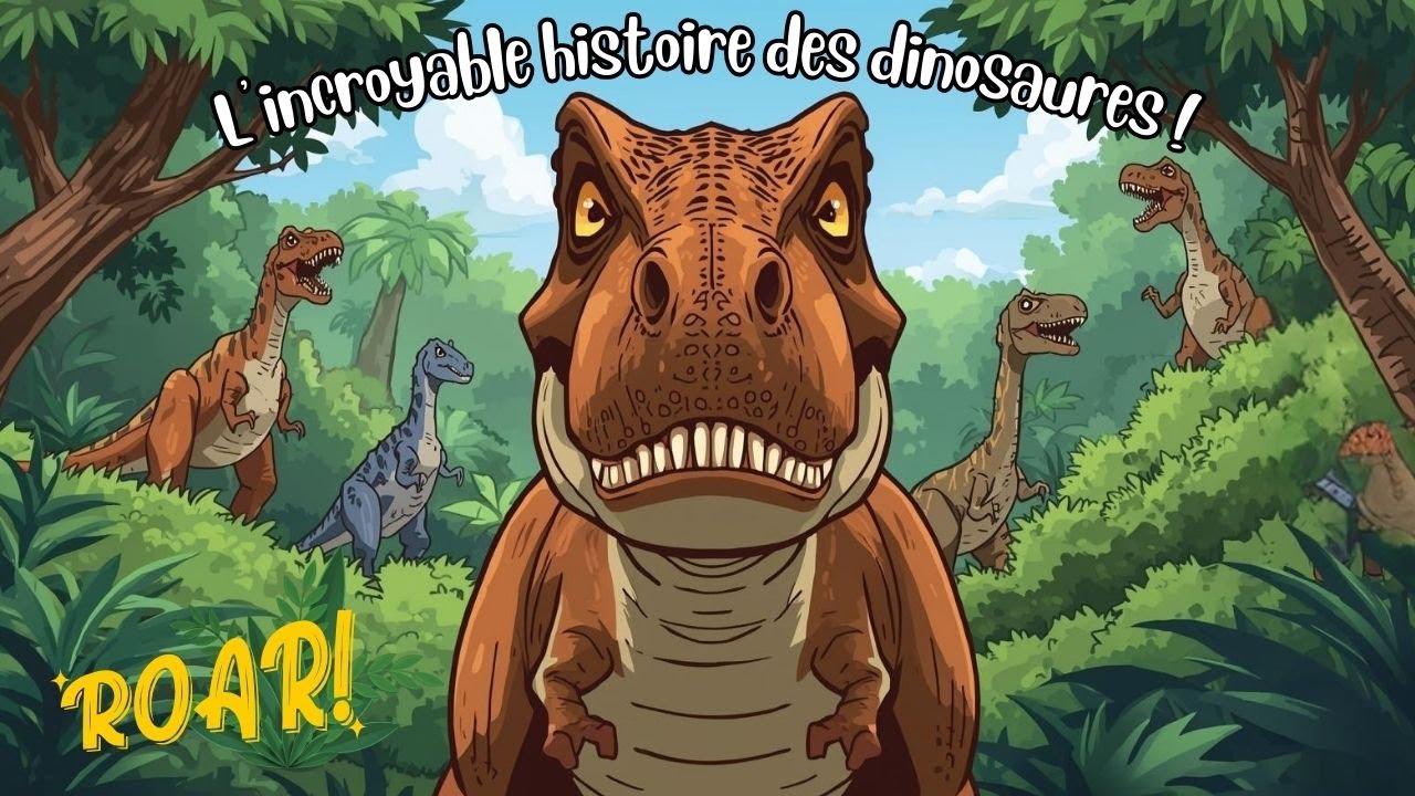 Découvre l'incroyable histoire des dinosaures !