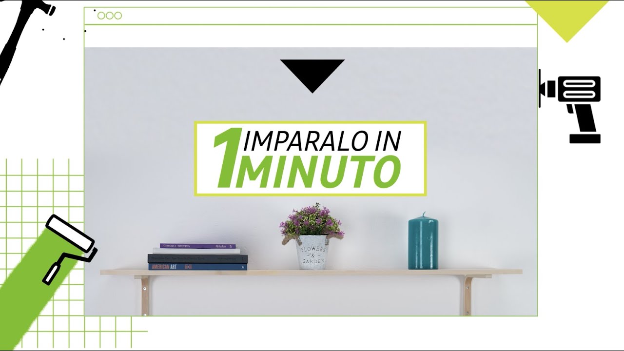 Imparalo in 1 minuto: come montare una mensola con staffe | Leroy Merlin