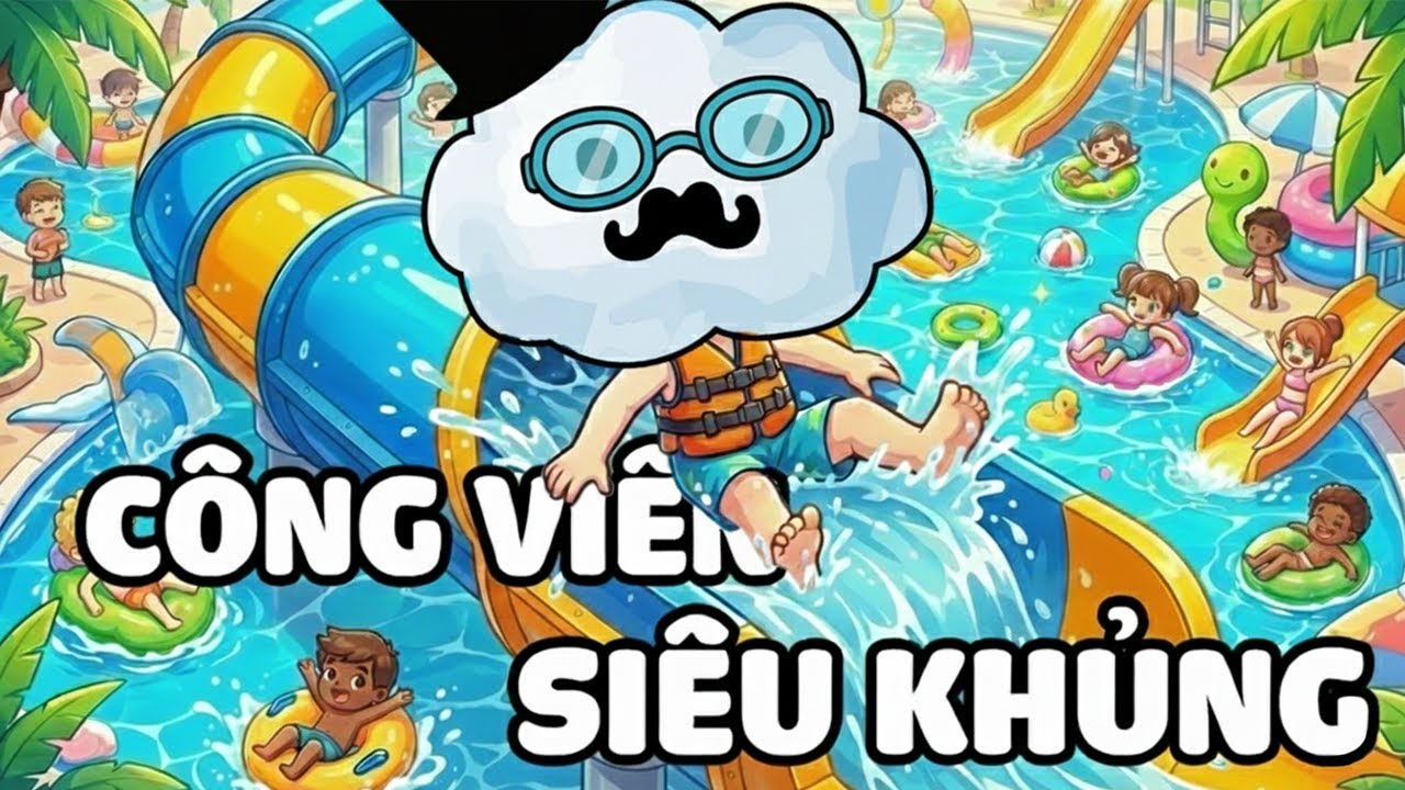 KHỞI NGHIỆP XÂY DỰNG ĐẾ CHẾ CÔNG VIÊN NƯỚC SIÊU KHỦNG | Waterpark Simulator | #1