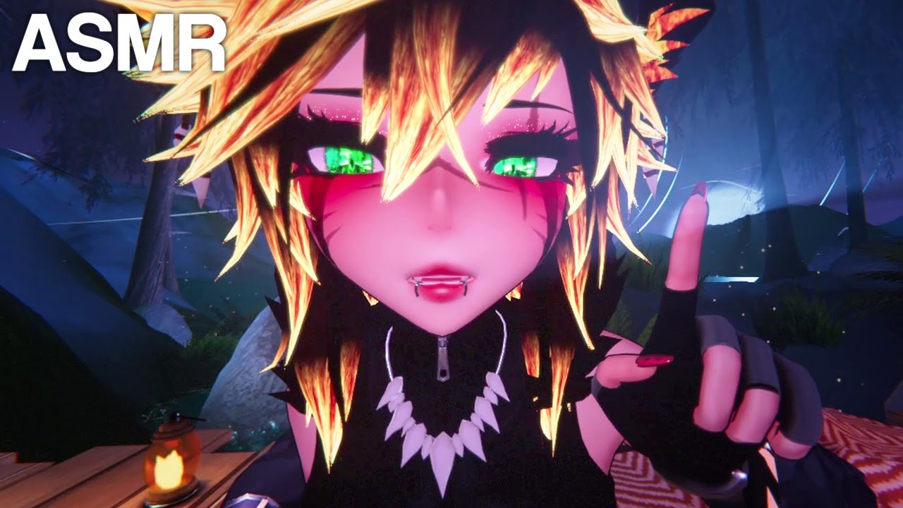 Faintly Subtle Ear Scratching & Whispers - VRChat ASMR [Binaural Audio + Face & Eye Tracking]