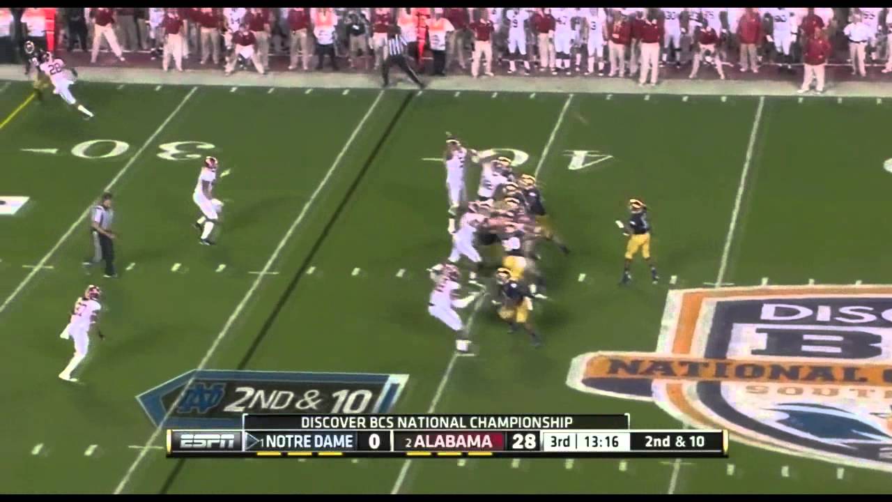 2013 BCS National Championship: Alabama Crimson Tide vs Notre Dame Fighting Irish Highlights