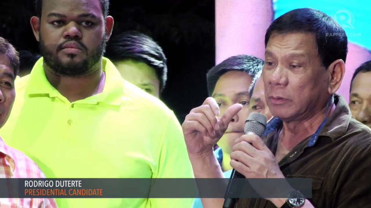 Duterte speech at MAD for Change Part 1
