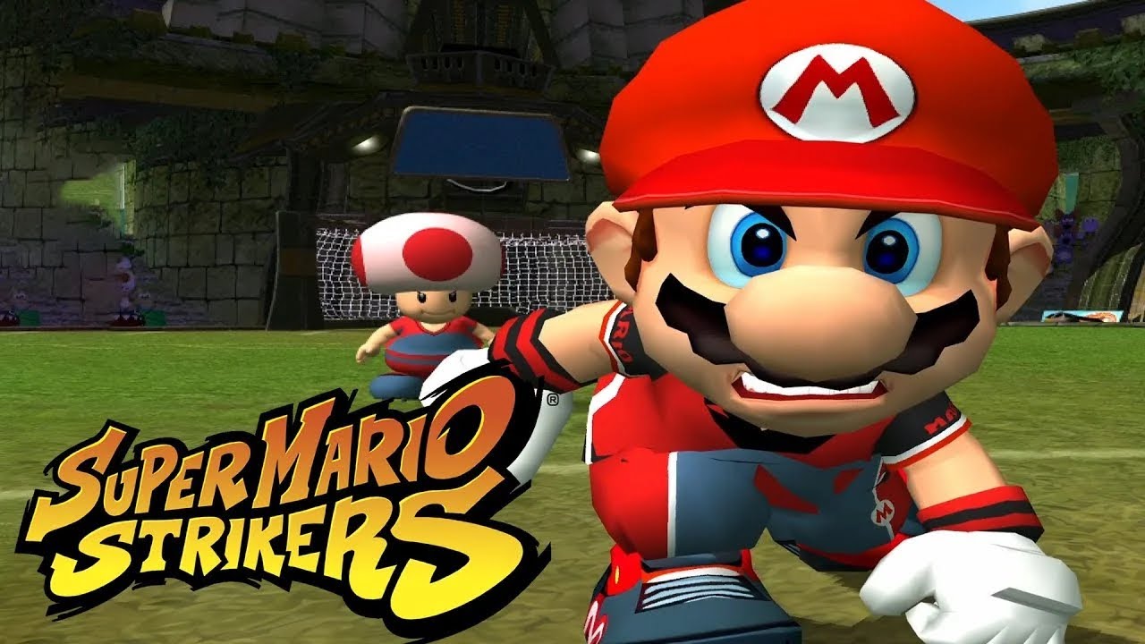 Dominating in super mario strikers