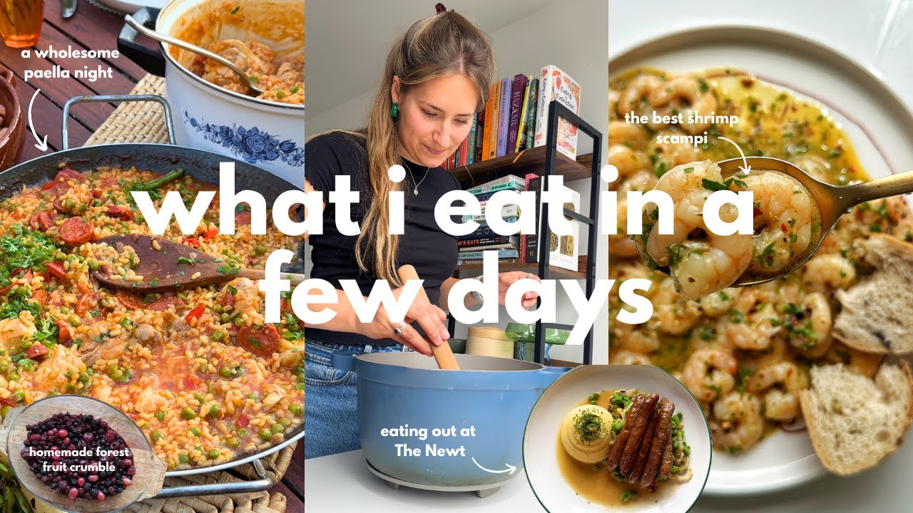 What I Eat in a Few Days 🍉🦐🥗