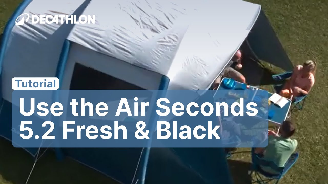 TUTORIAL - How to use the AIR SECONDS 5.2 FRESH & BLACK ? | Decathlon_QUECHUA