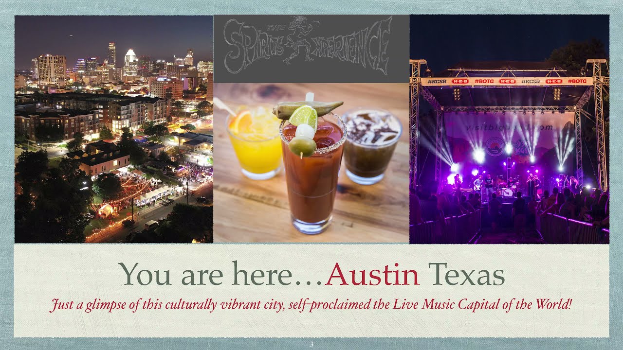 S1/ E1: The SpiritsXperience, TSX, Traveling Talk Show - Austin Texas | Texas Distilled Spirits