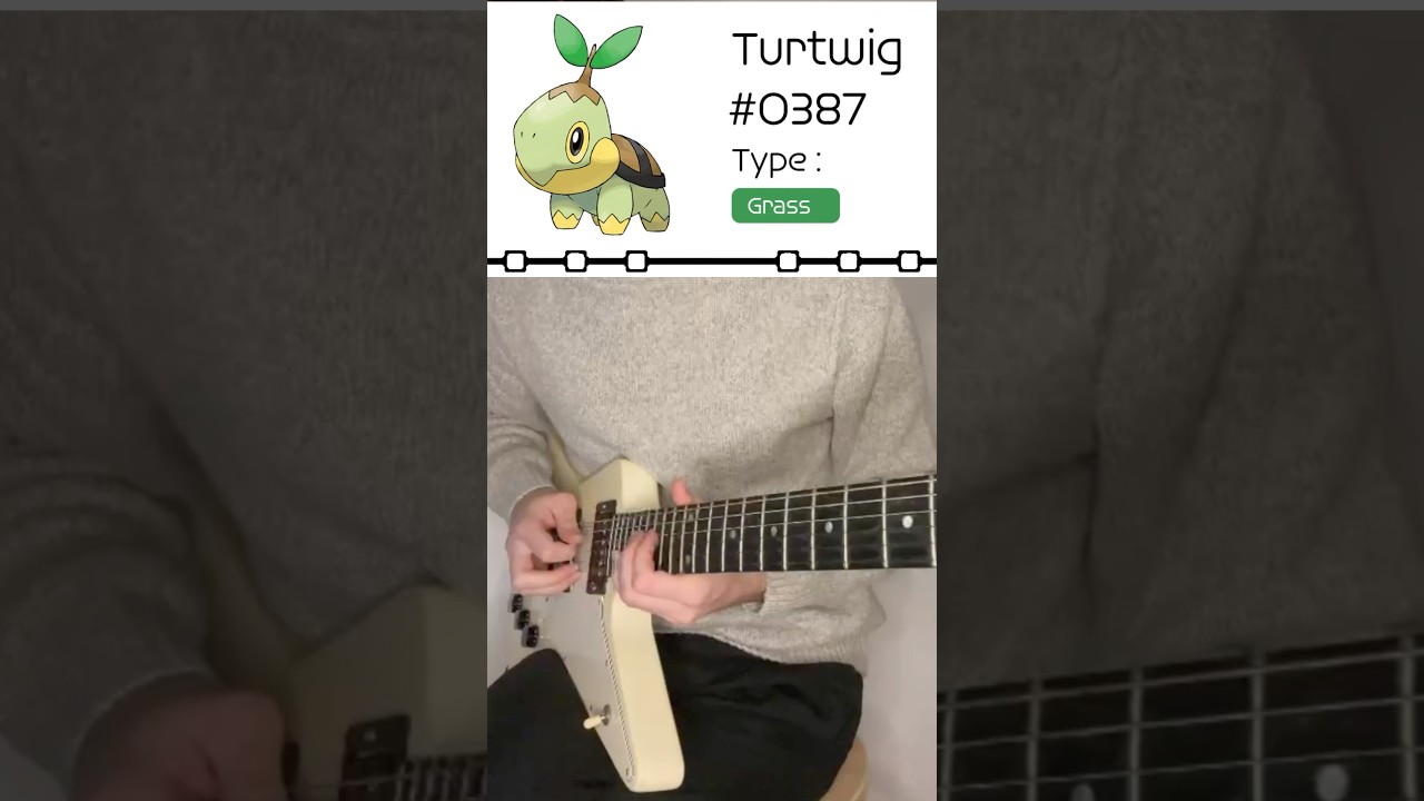 Gen 4 starters&hellip; on guitar! #pokemon #guitarsolo #musicmemes #pokemonred