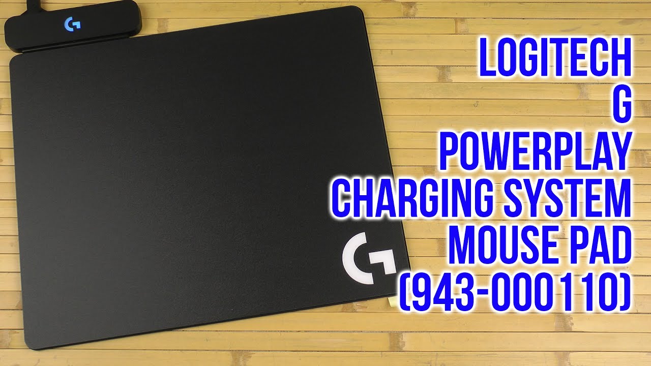 Распаковка Logitech G PowerPlay Charging System Mouse Pad (943-000110)