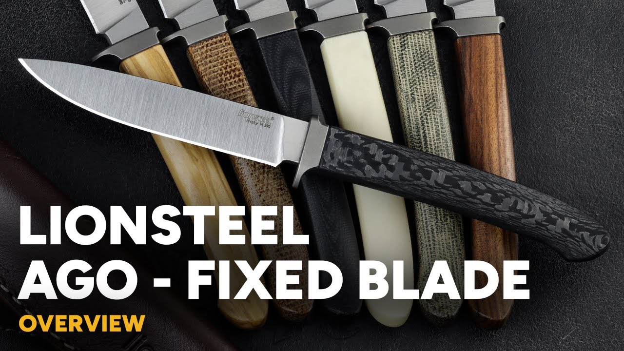 LionSteel Ago - Slim EDC M390 Fixed Blade - Overview
