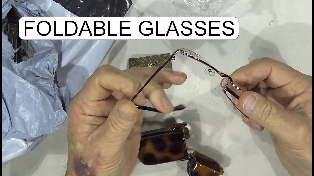 UNBOXING FOLDABLE READING GLASSES CAMOUFLAGE