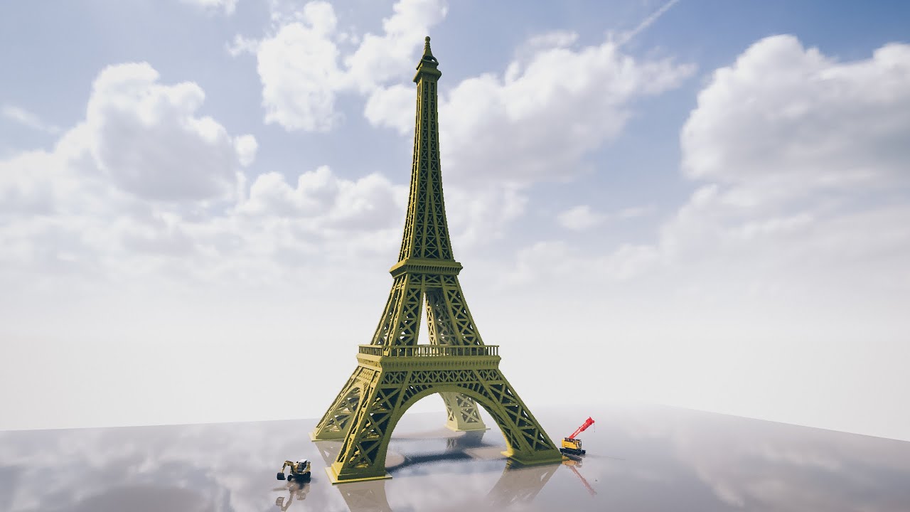 Wooden Eiffel Tower | Teardown