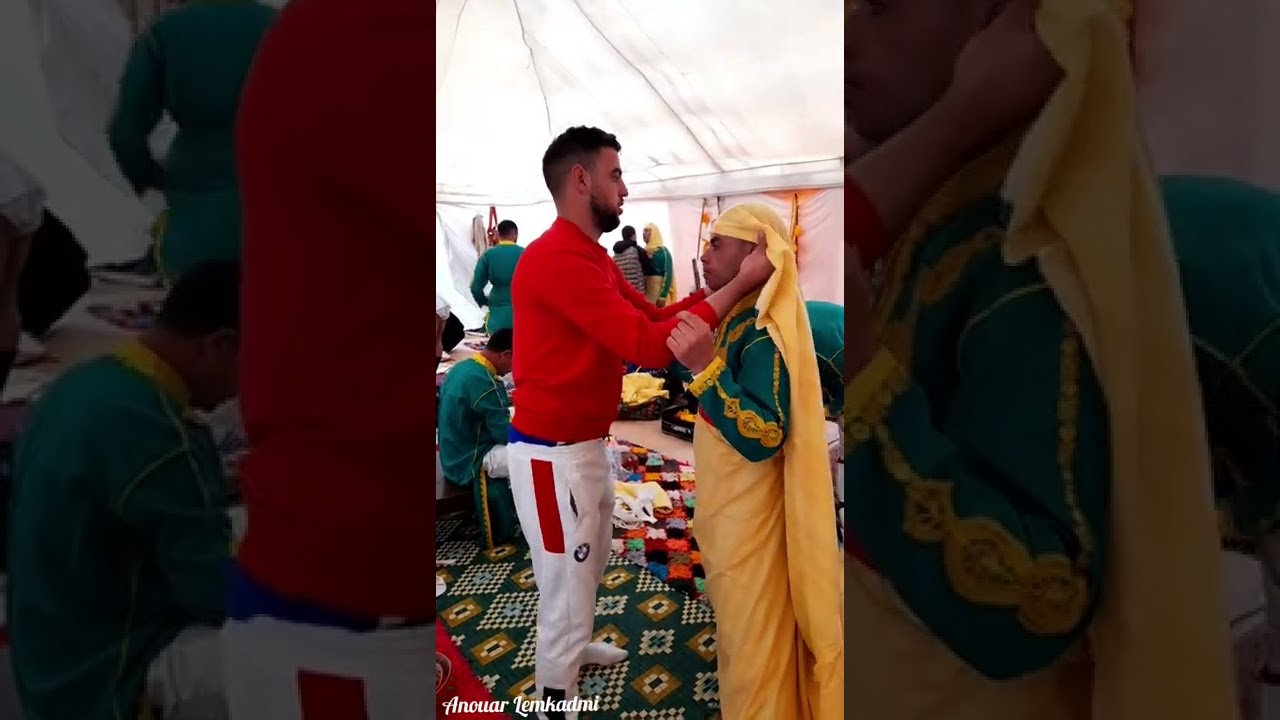 طريقة لباس الحايك من البداية حتى النهاية