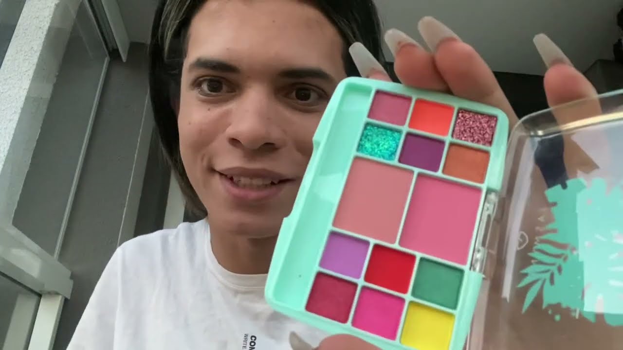 ASMR Comprei 100 reais de maquiagem