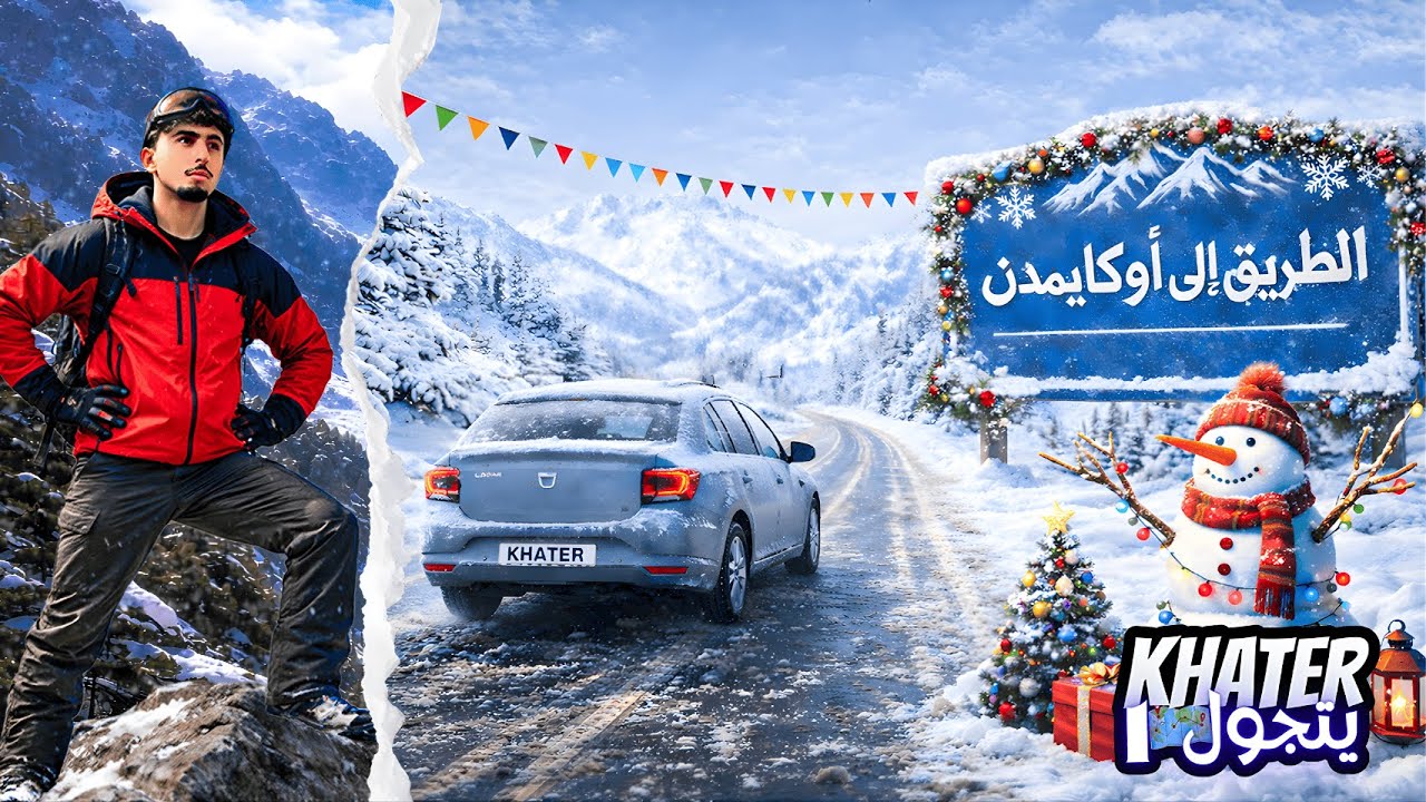 مشينا ل احسن بلاصة فهاد فصل الشتاء🥶​❄️​​جمال الجبال المغربية🇲🇦