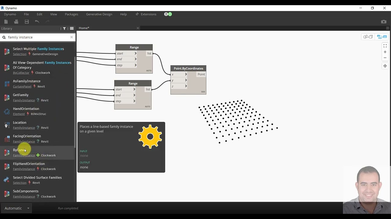33- Create columns by point - Dynamo applications course