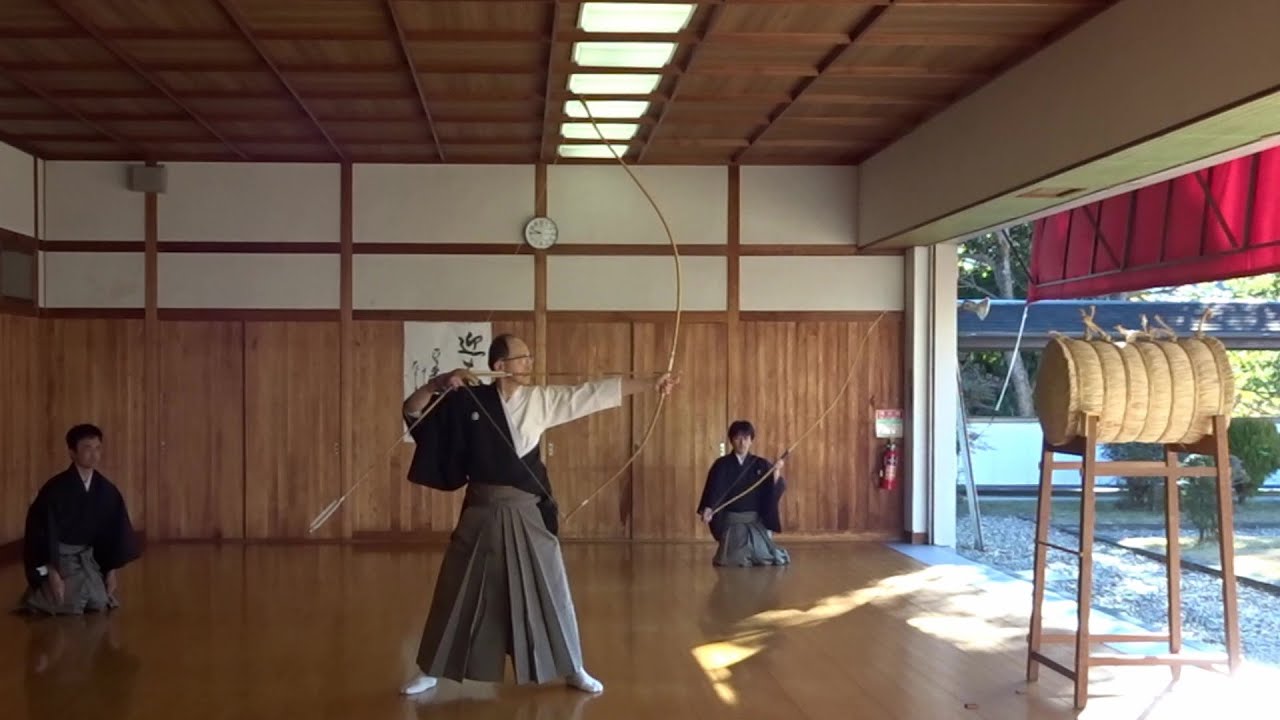 【弓道】吉本清信範士　射初め会巻藁射礼 2021年1月10日