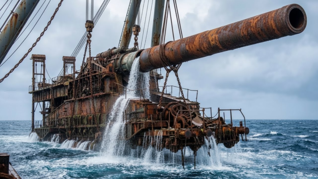 Reviving the Monster Restoring the World War II Schwerer Gustav Railway Gun from the Seabed