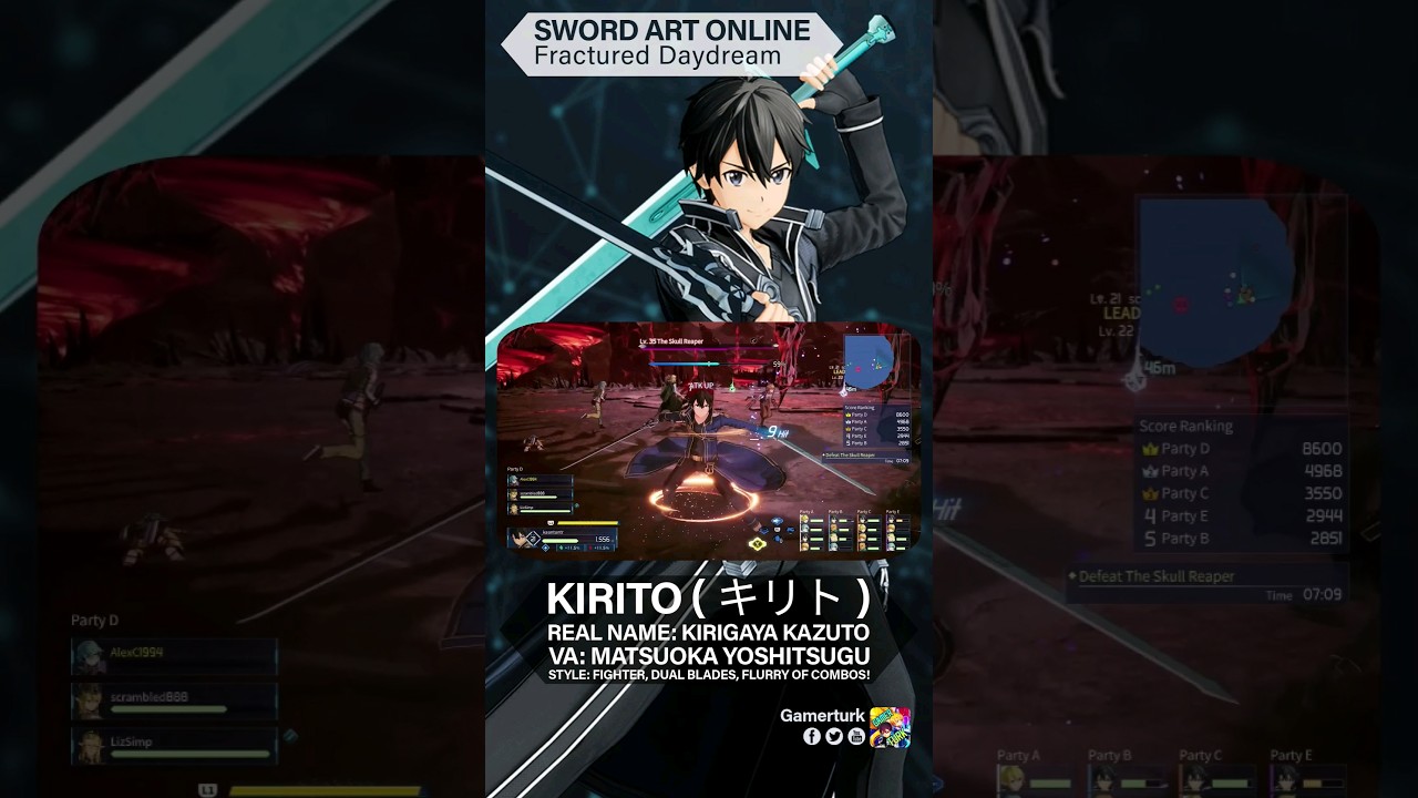 『SAOFD』Kirito in Sword Art Online Fractured Daydream! 