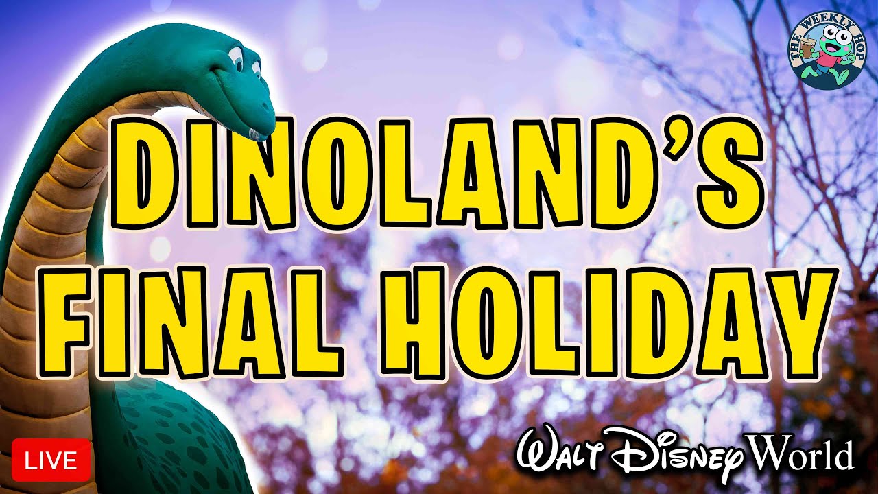 🔴 LIVE: A FINAL HOLIDAY in Dinoland USA 🦖🎄 (Before It’s Gone) | Disney’s Animal Kingdom