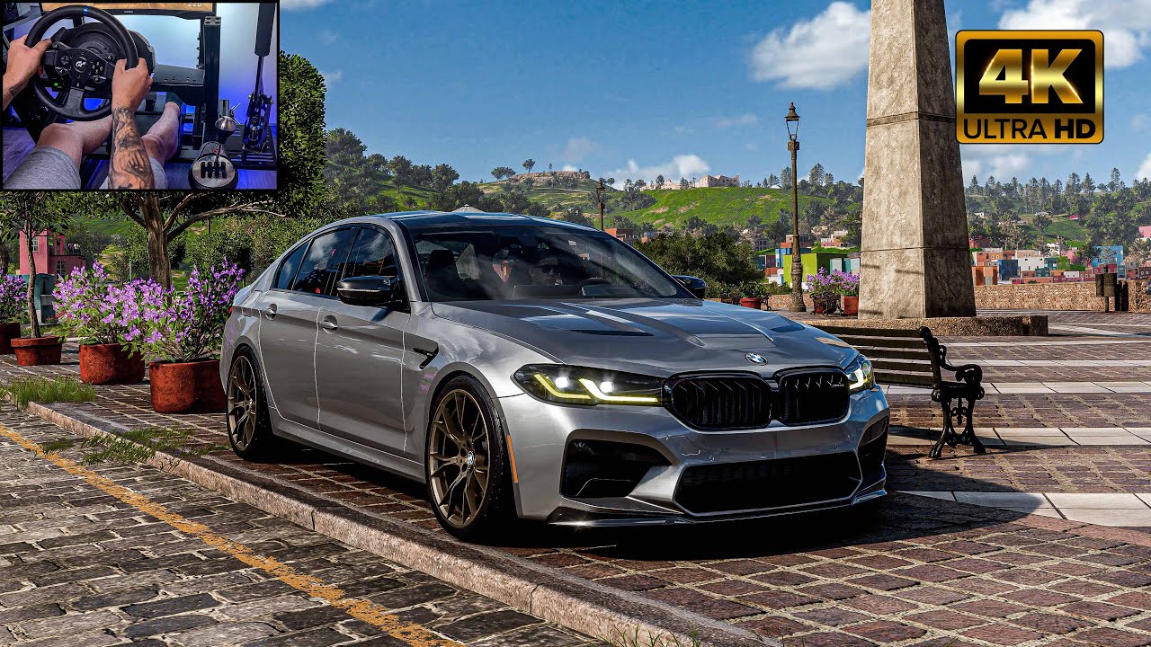 BMW M5 CS - Forza Horizon 5 | Thrustmaster T300 RS GT + Shifter Gameplay [4K]