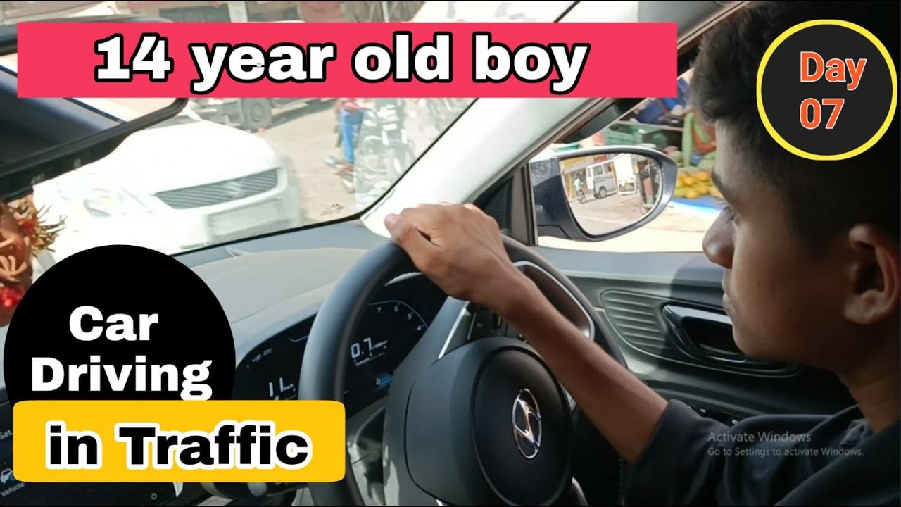 how to drive a car in traffic | traffic me car kaise chalaye | car driving training || Day : 7 ||