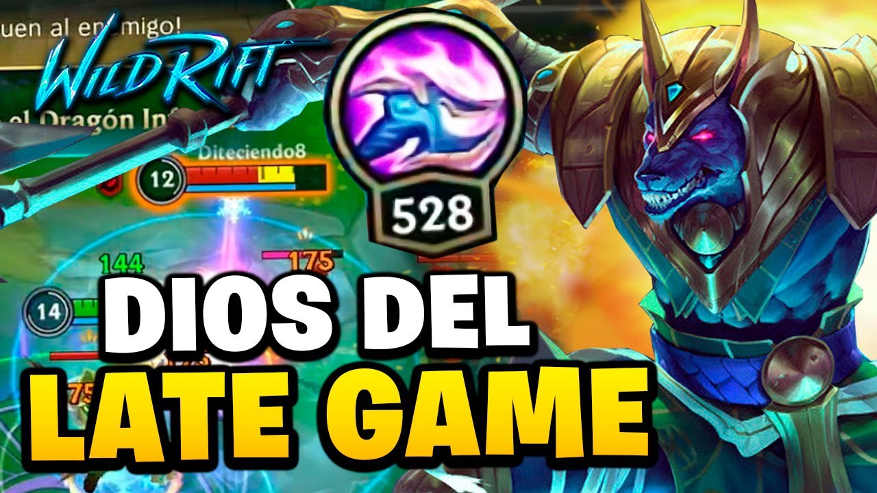 ¡NASUS 500 STACKS DIOS DEL LATE GAME! | Wild Rift