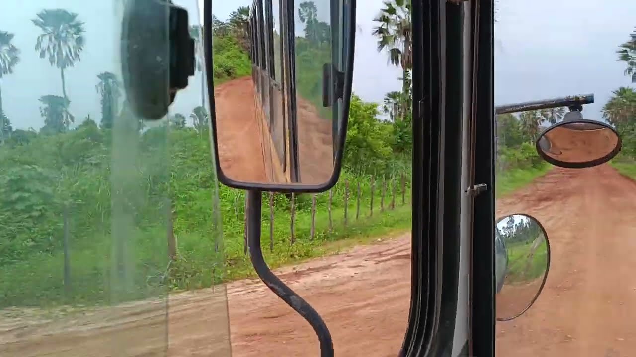 Terminando linha escolar voltando pra garagem. 