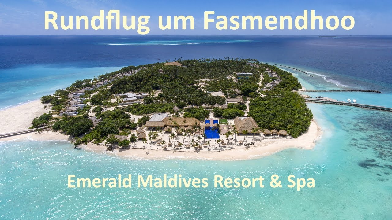 Rundflug um Fasmendhoo - Malediven - Emerald Maldives Resort & Spa