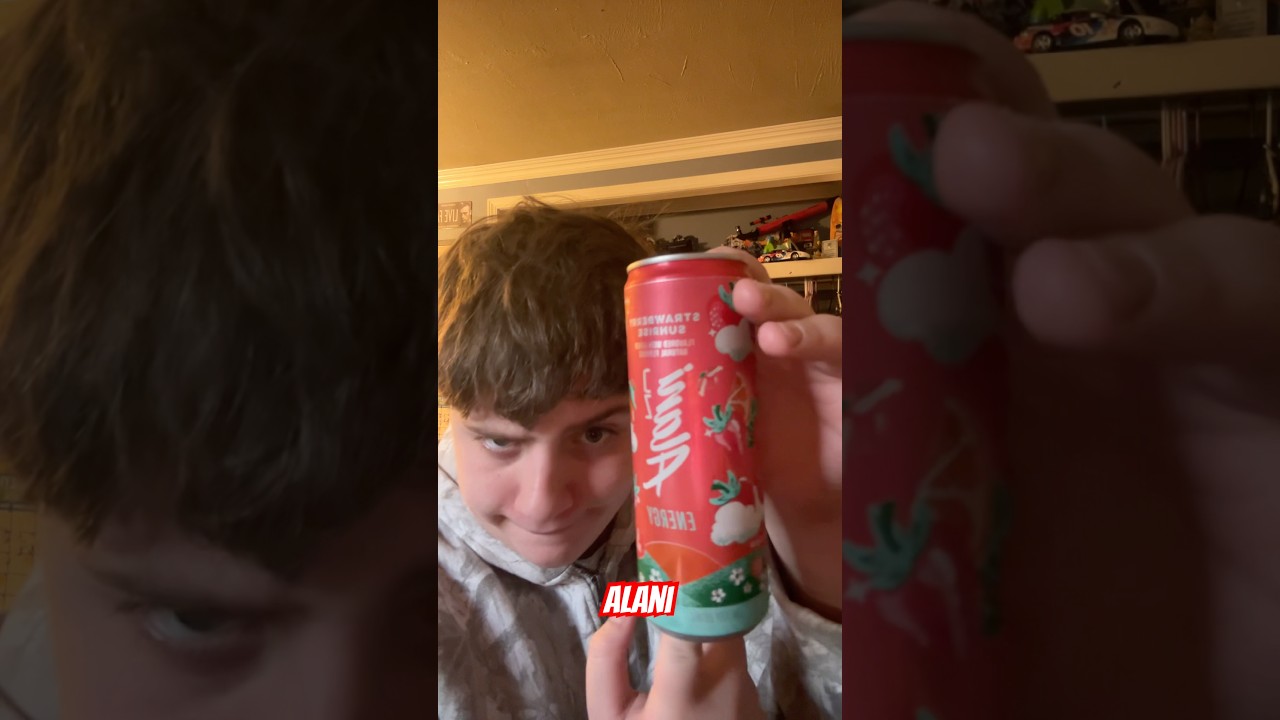 Strawberry Sunrise Alani Nu 🍓🍊Drink Review