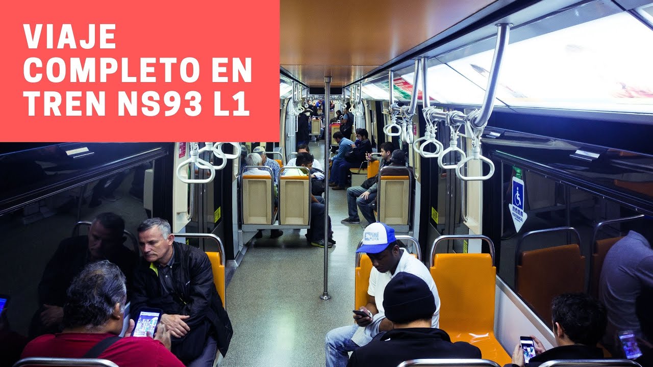 Metro de Santiago - Viaje entre Los Dominicos y San Pablo en un Alstom NS-93