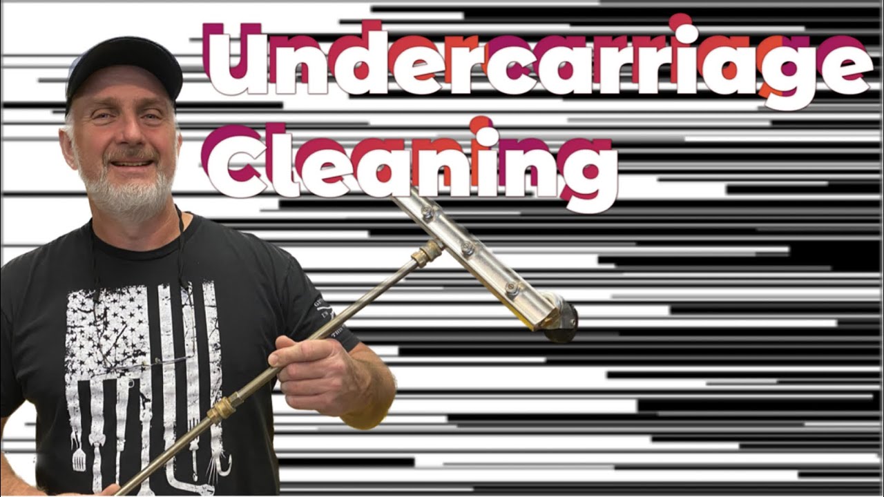 Hourleey Pressure Washer Undercarriage Cleaner - Great for Mower Decks