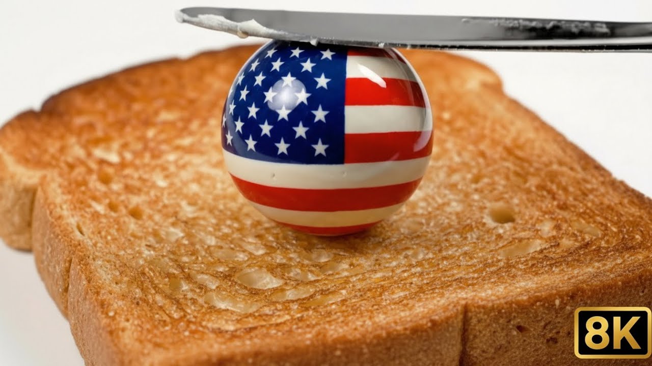 “Most Satisfying popular Flag Toast ASMR | USA, China, Russia & More 🌍”