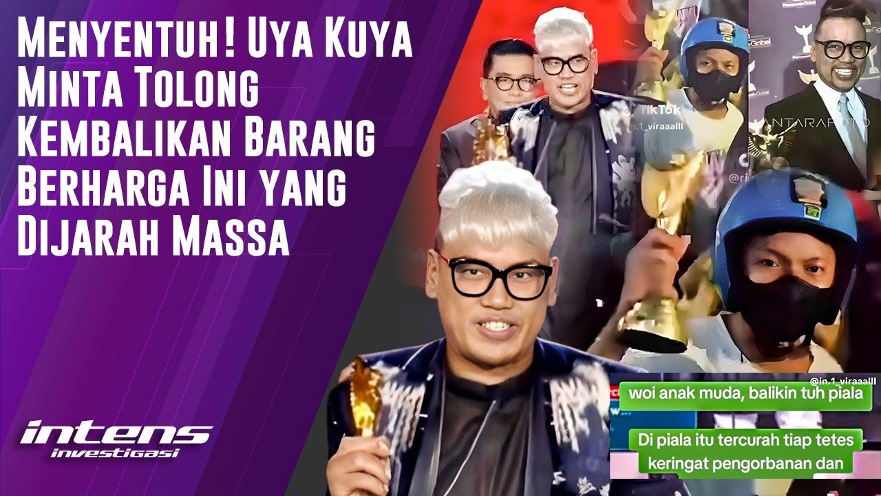 Uya Kuya Minta Kembalikan Piala Miliknya yang DIjarah | Intens Investigasi | Eps 5704