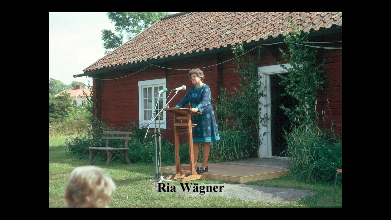 Hembygdsfest i Knutby 6 aug 1972 (Ria Wägner, Eric Öst m.fl)