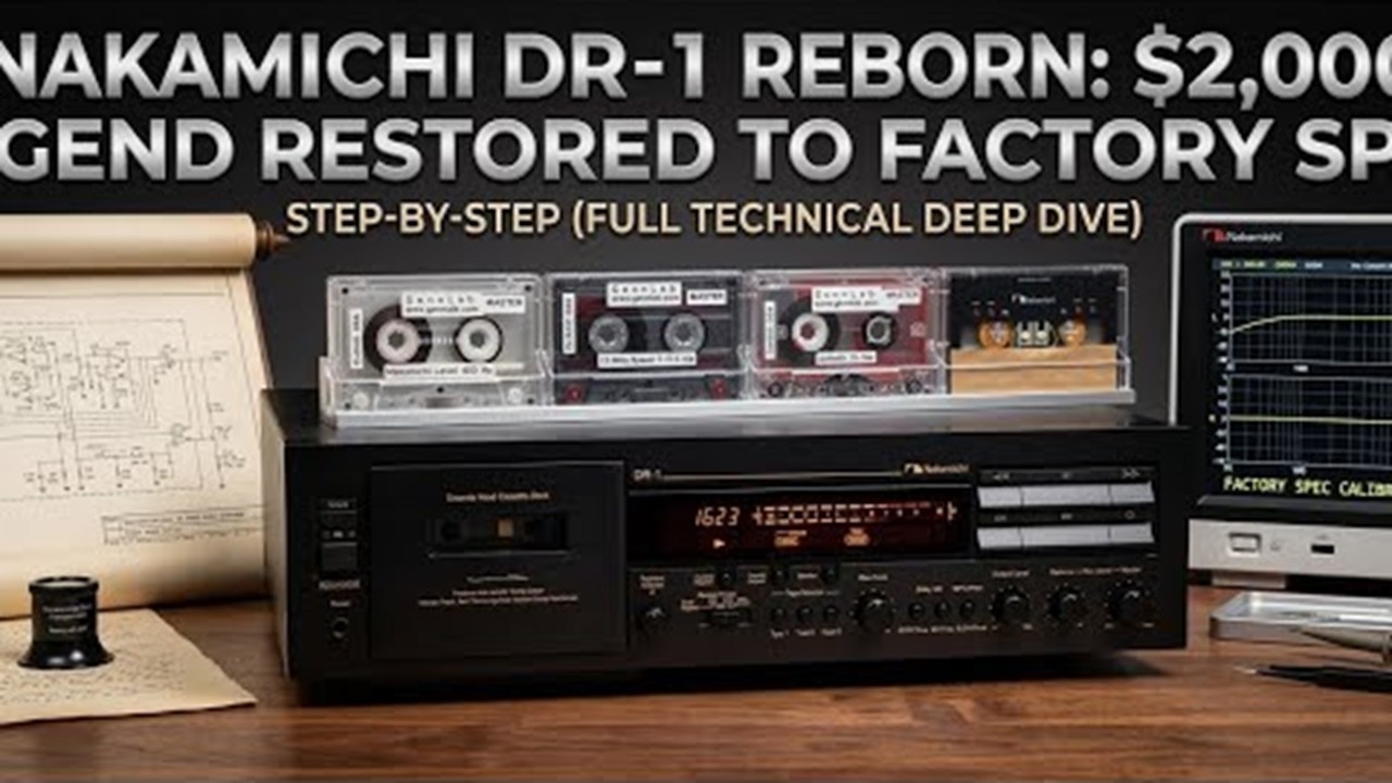  Mint Nakamichi DR-1 – Tracking Down a Mystery Fault!!!