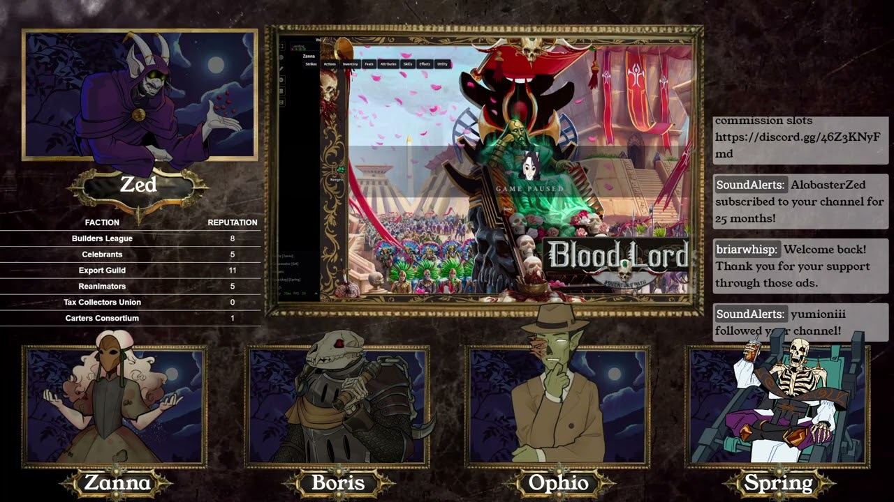 The Occult Menagerie Presents: Pathfinder2e Blood Lords | Session 37