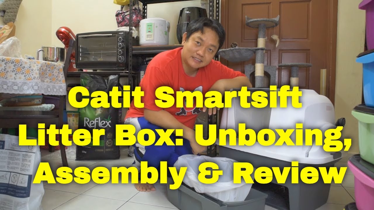 Catit Smartsift Litter Box: Unboxing, Assembly & Review - Is It Worth the Hype? (Malay Language)