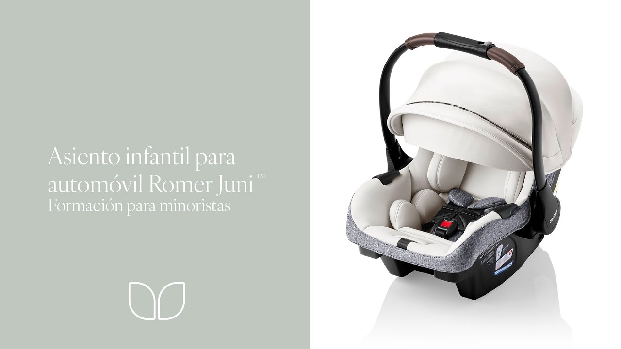 ¿Cómo retirar la cubierta del asiento infantil para automóvil Romer® Juni™ ?