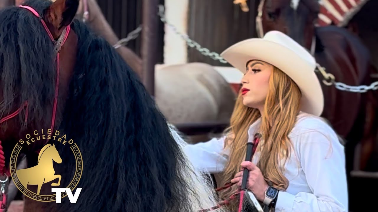 Fernanda Velaru “LA MUCHACHA DE A CABALLO” caballada de cuadra el Aguaje