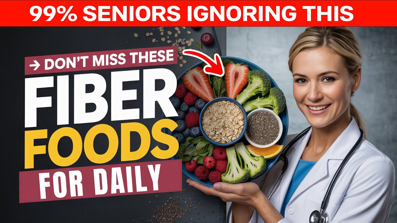 ✔️ 5 High-Fiber Foods Seniors Should Eat Daily for Gut Health
