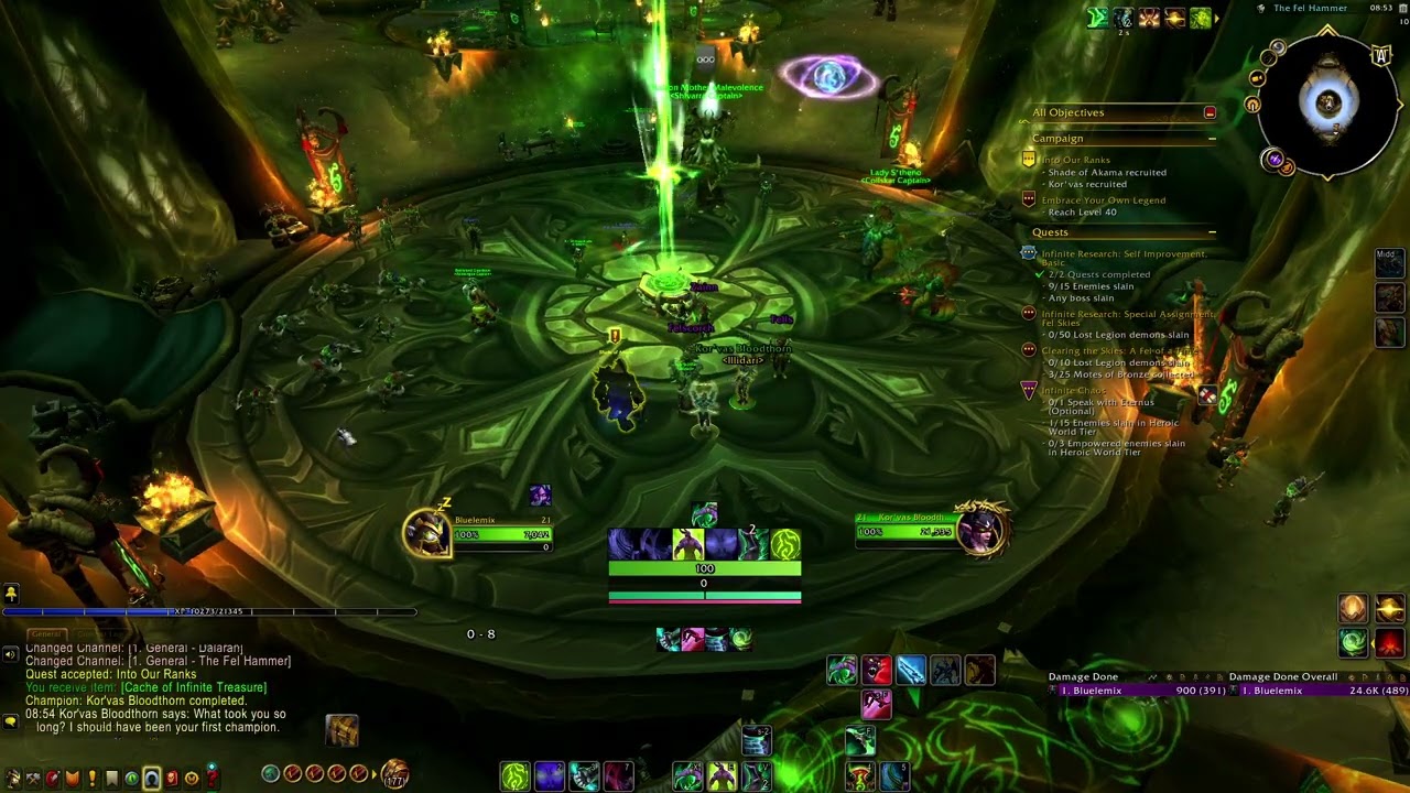 WoW War Within - Legion Remix Patch 11.2.5 Задание: В наши ряды