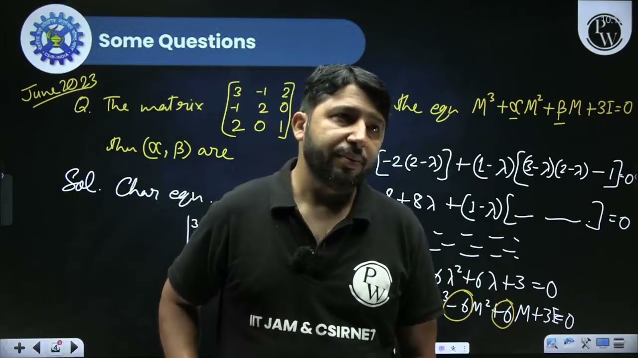 Mathematical physics lec4 ( csir net & IIT jam)