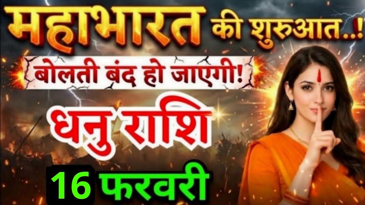 8 फरवरी, धनु राशि वालों महाभारत की शुरुआत, Dhanu Rashi, Aaj Ka Rashifal