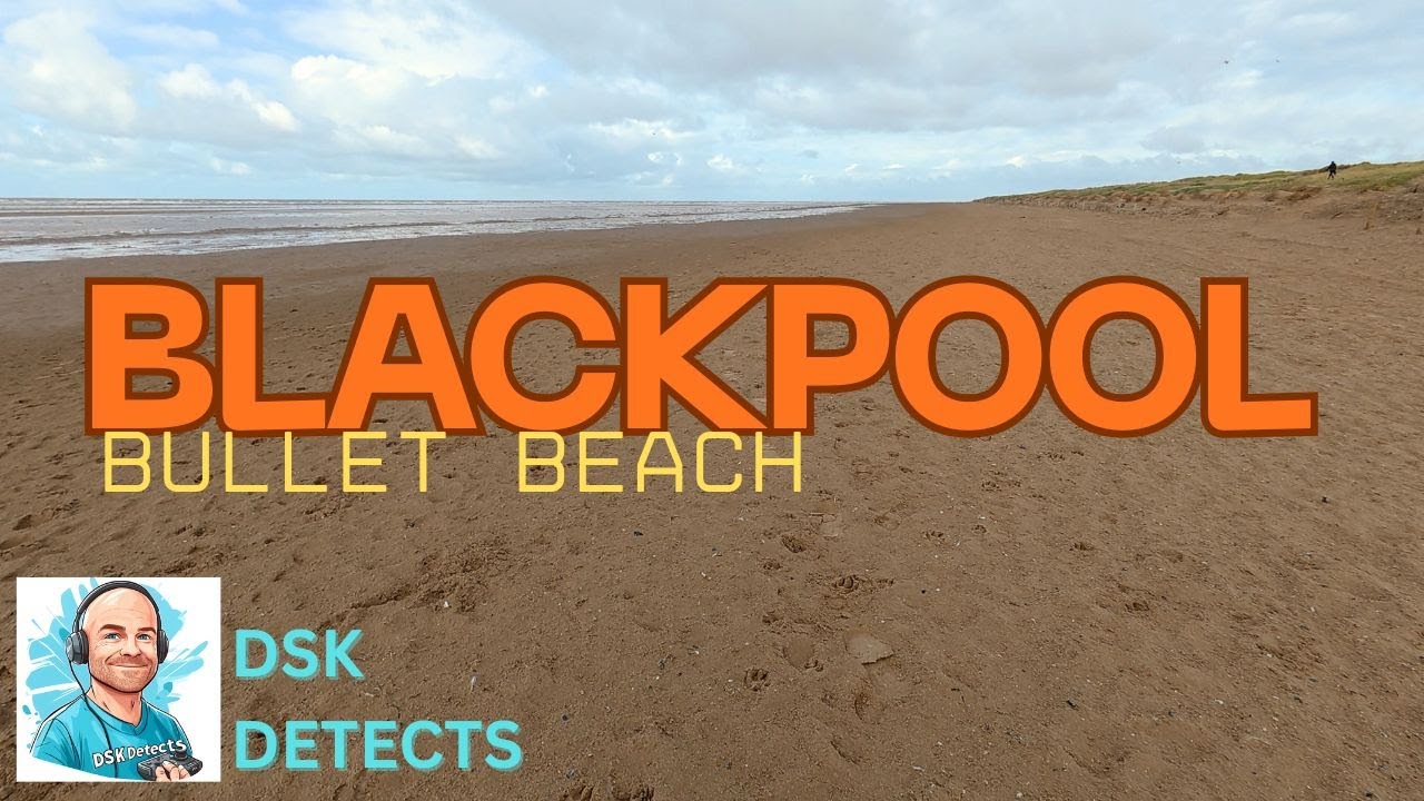 0028 Blackpool Bullet Beach — Металлоискатель — Minelab Manticore — Великобритания — 4K