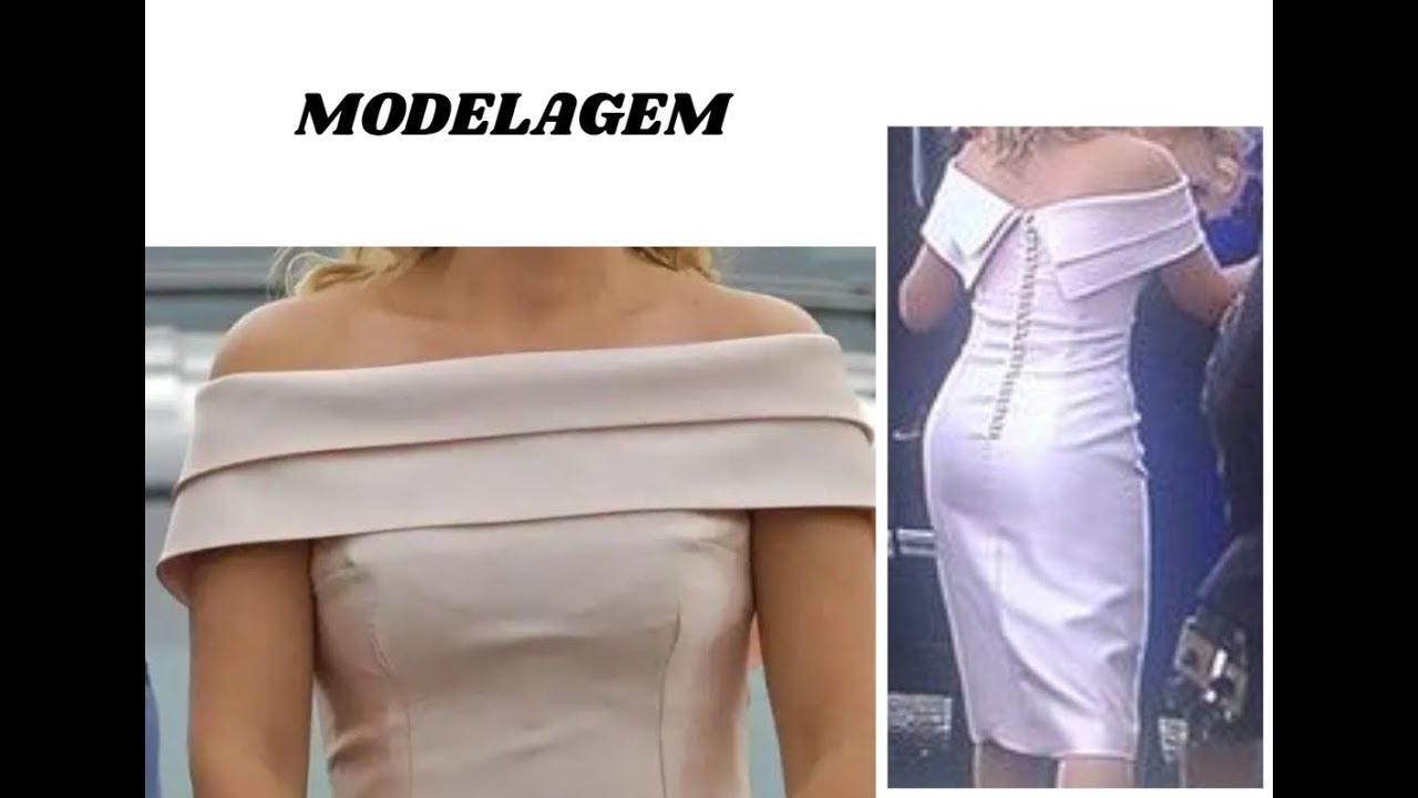 MODELANDO VESTIDO OMBRO A OMBRO