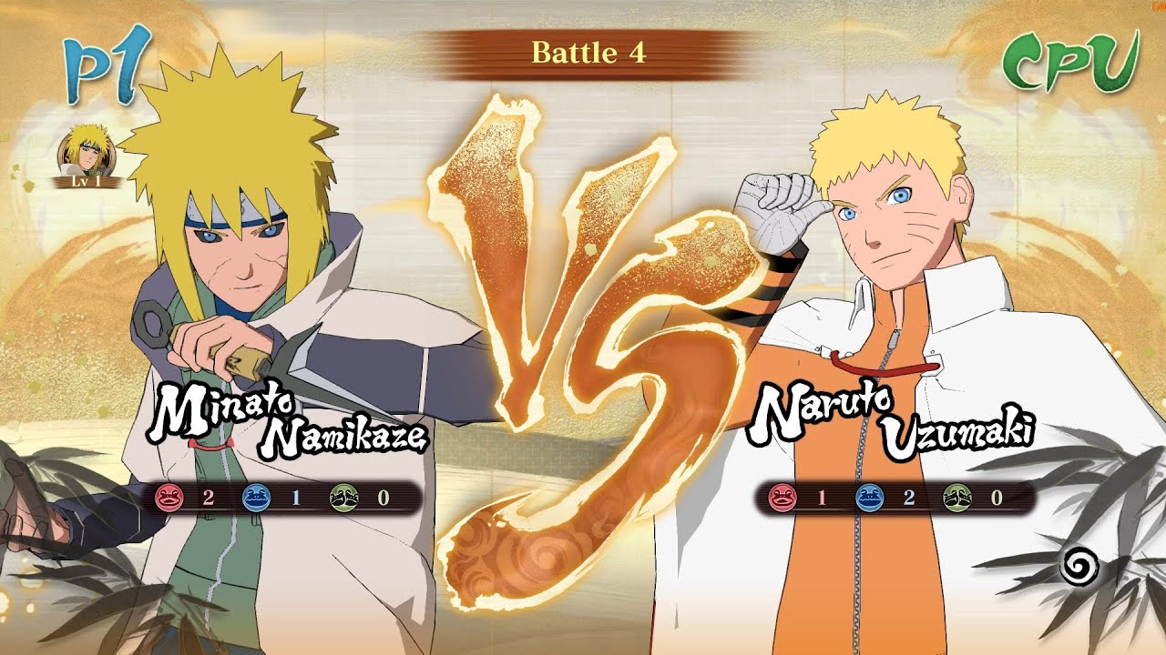 HOKAGE MINATO VS HOKAGE NARUTO - Naruto x Boruto: Ultimate Ninja Storm Connections