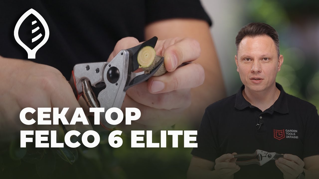 Що нового в FELCO 6 Elite? Огляд преміального секатора для садівників для середньої руки