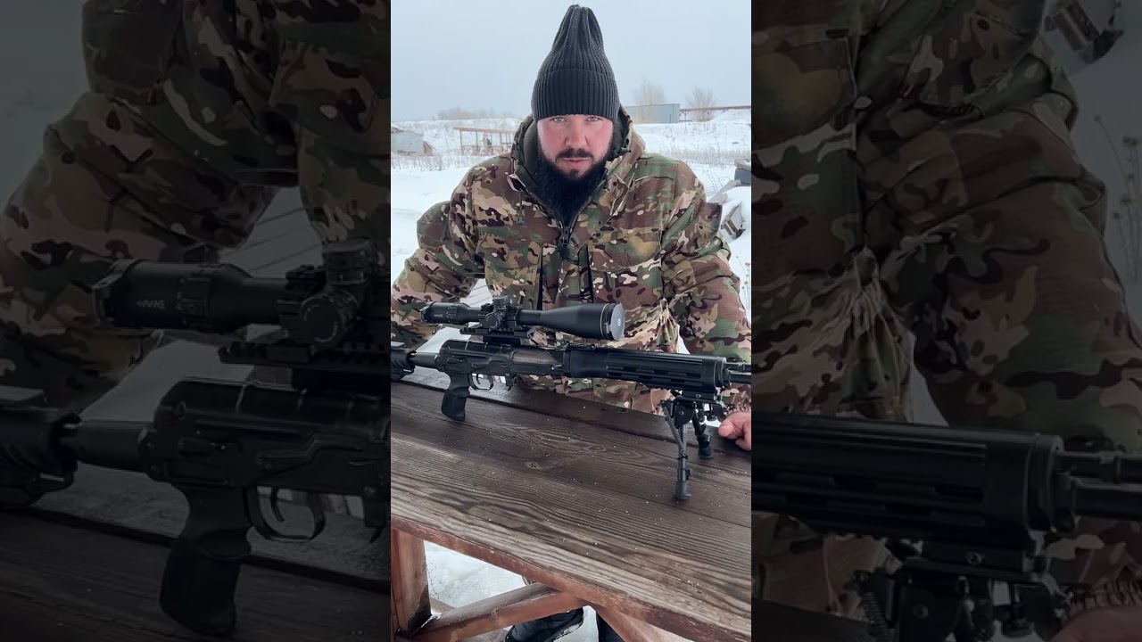 Обзор шикарной СВД, в качественном тюнинге.