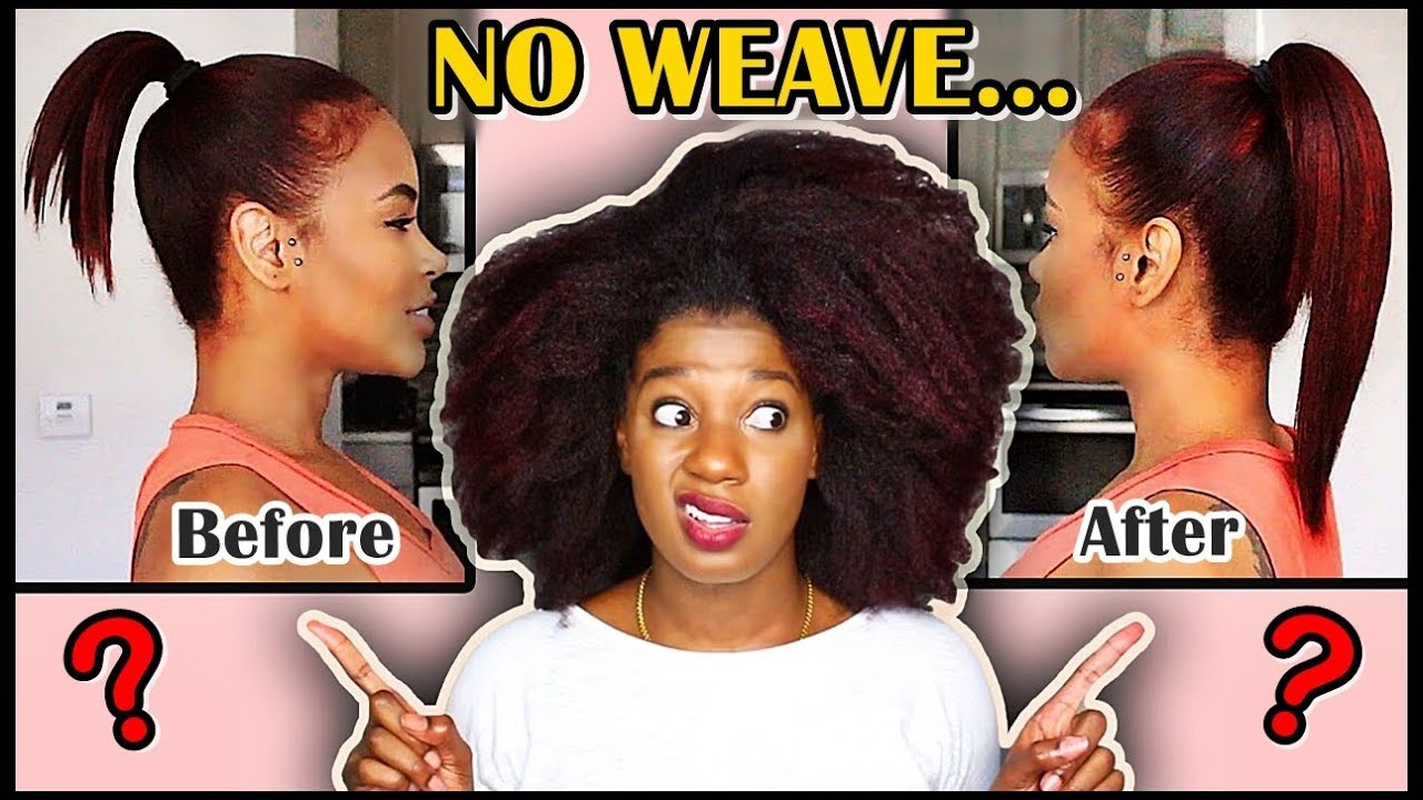 I Tried A CLICKBAIT Tutorial | Get LONG HAIR in 5 min WITHOUT WEAVE