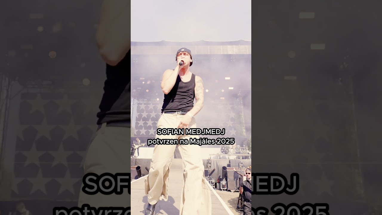 SOFIAN MEDJMEDJ potvrzen na Maj&aacute;les 2025. 🥰🔥🖤 #majales #sofianmedjmedj #majales2024 #trending